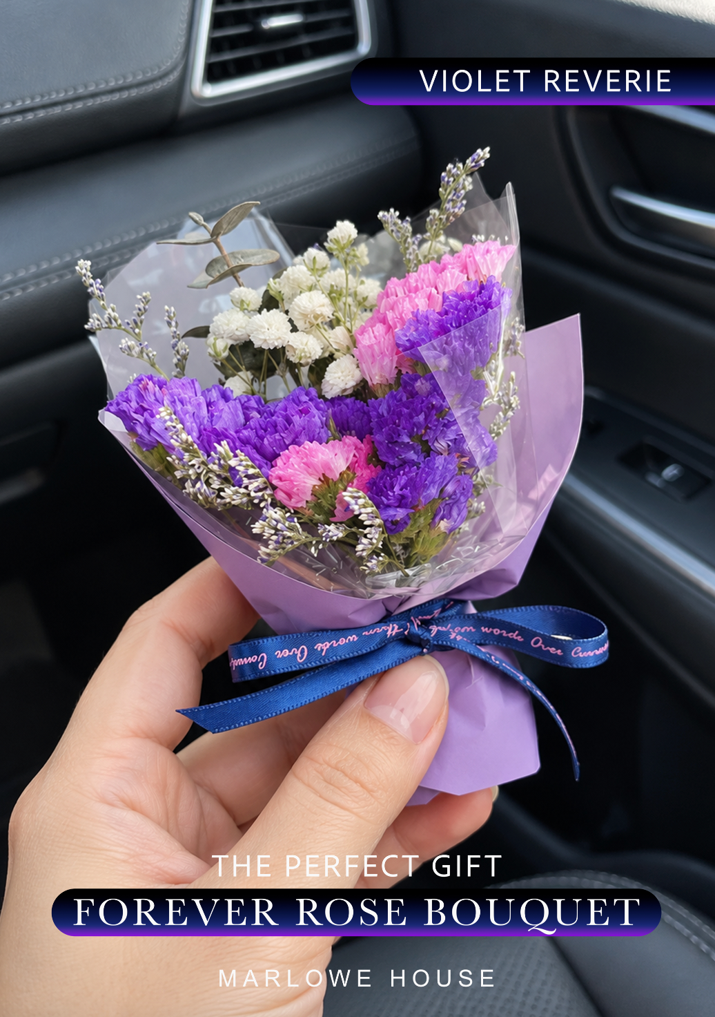 Mini Bouquet Car Freshener — For Her