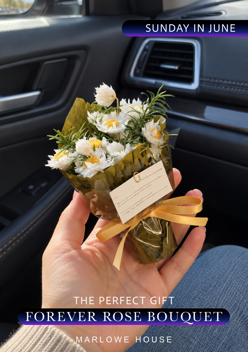 Mini Bouquet Car Freshener — For Her