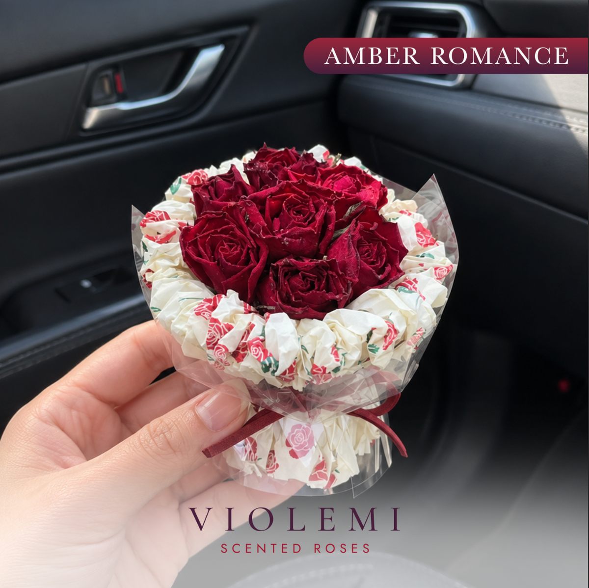 Mini Bouquet Car Freshener — For Her