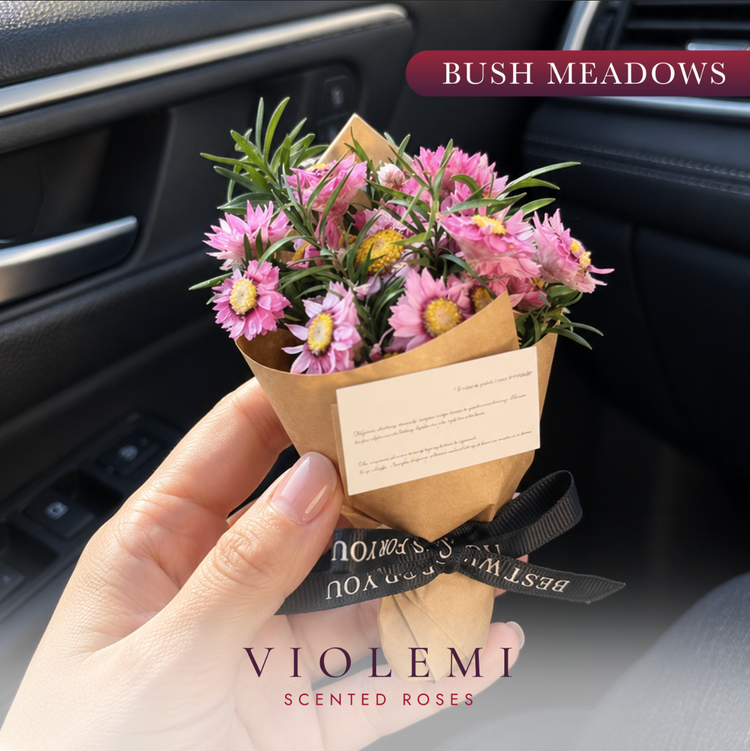 Mini Bouquet Car Freshener — For Her