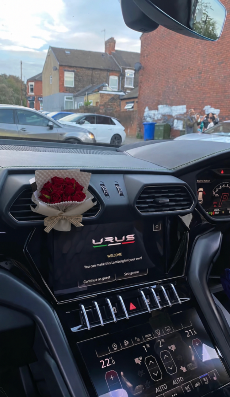 Customer photo of the Velvet Promise bouquet from Spenser R.